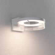 Paulmann LED-utomhusvägglampa Capera vit metall IP44
