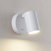 Deko-Light CAN TILT spotlight till vägg, vit, Ø 10 cm, metall, strömbr...