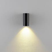 Deko-Light CAN vägglampa, svart, 1 lampa, höjd 13 cm, metall, GU10