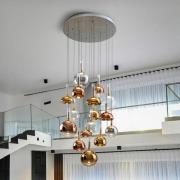 Schuller Valencia Charlize 16-lampig LED-hänglampa, dimbar, fyrfärgat ...