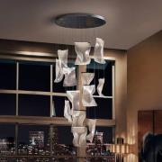Schuller Valencia LED-hänglampa Velos II, 13 lampor, krom, dimbar, pla...