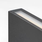 LED-utomhusvägglampa CMD 9060, 11 cm, antracit, IP54, upp/ner
