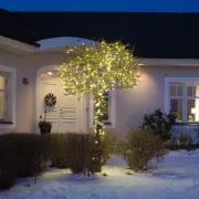 Konstsmide Christmas LED-ljusslinga utomhus 200 lampor svart/varmvit