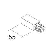 Ivela matning höger SQUARE 48 V, svart, plast