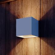 Calex LED-batteridriven sensor-utomhusvägglampa Volterra, vit, IP44