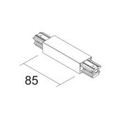 Ivela Mitteleinspeisung SQUARE 48 V, vit, plast