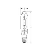RADIUM metallhalogenidlampa E40 2050W HRI-T D/I klar
