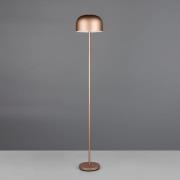 Reality Leuchten LED-golvlampa Jeff, coffee, dimbar, höjd 147 cm