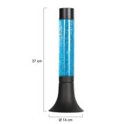 Steinhauer Bordslampa Volcan 4188, svart, glittereffekt, E14