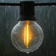 Calex solcellsdriven LED-ljusslinga Vista, längd 20 meter, IP44