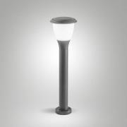 Fabas Luce Väglampa Thiago, 60 cm, mörkgrå, metall, E27, IP65