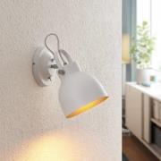Lindby Adirta metallvägglampa i vit