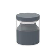 Ideallux Ideal Lux LED-sockellampa Boeing, antracit, höjd 15 cm