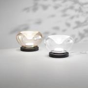 Fabas Luce LED-bordslampa Brena, klar, glas, CCT, dimbar