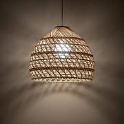 Nowodvorski Lighting Hänglampa BOHO, Ø 43 cm, naturbrun, rotting, E27