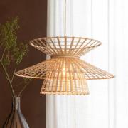 GOOD & MOJO Hänglampa Machu Picchu, natur, Ø 57 cm, bambu