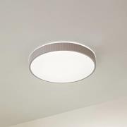 Lindby LED-taklampa Zylo, ljusgrå, Ø 49 cm, CCT, dimbar