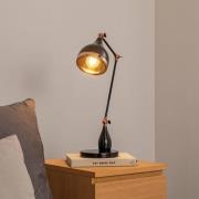 Opviq Bordslampa Yildo 7015, svart/koppar, metall, höjd 50 cm