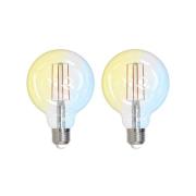 LUUMR Smart LED E27 G95 7W ZigBee Tuya Philips Hue set om 2