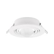 Lindby infälld spotlight Jyla, vit, 4.200 K, Ø 13 cm, lins