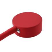 Lindby vägglampa Jyla röd/svart lins 4.200 K GX53 flexibel arm