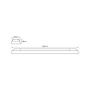 OSRAM LED-ljuslist POWER BATTEN, 4 000 K, 60 cm, 2 lampor