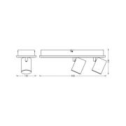 OSRAM LED-takspotlight MARS CLICK-SELECT, 2 spots, svart