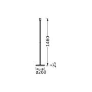 OSRAM golvlampa DECOR STICK, beige, höjd 146 cm, 1 x E27