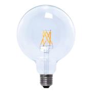 SEGULA E27 6W 926 LED-Globelampa G125 genomskinlig