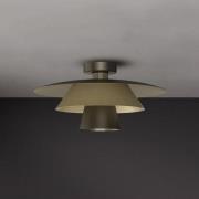 Luminex Taklampa Plato, titan/guldfärgad, metall, Ø 38 cm, E27