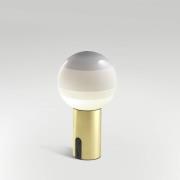 MARSET batteridriven bordslampa Dipping Light, dimbar vit/mässing
