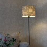 PR Home Golvlampa Amy, Dahlia grön/svart, 150 cm, textil, E27