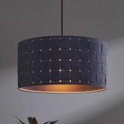 OSRAM hänglampa Decor Felt Weaving, Ø 38 cm, grå, filt E27