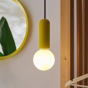 OSRAM hänglampa Decor Concrete Mic, gul, betong, G9