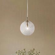 TK Lighting Cadix pendellampa av glas, en lampa, Ø 21 cm
