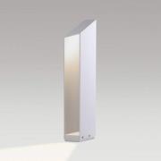 MARSET LED-sockellampa Domus, höjd 55 cm, vit, aluminium