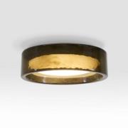 MARSET LED-taklampa Ringo, Ø 70 cm, mörk rökgrå, CCT