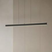 Lucande LED-hänglampa Arvon, svart, 116 cm, dimbar, CCT