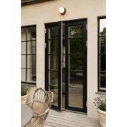 Nuura Aps Nuura utomhusvägglampa Liila, Ø 16 cm, brons/opal