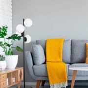 Opviq Golvlampa Faze, svart, glas, höjd 130 cm, 4 lampor, E27