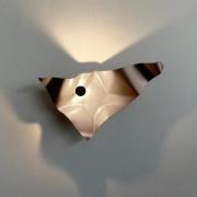 Knikerboker LED-vägglampa Zona d'ombra, krämfärgad, 79 cm