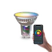 Calex Smart LED-lampa Reflektor GU10 4,9W RGB CCT 5cm