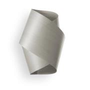 LZF LAMPS LZF vägglampa Orbit, grå, bredd 19 cm, trä