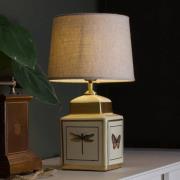 PR Home Bordslampa Lucca, sand, höjd 45 cm, keramik