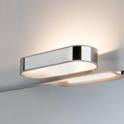 Paulmann LED-vägglampa Agena, krom 31 cm IP44 dimbar