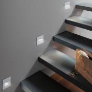 Paulmann LED-sensor-infälld vägginbyggnadslampa Edge Quadro, vit 8x8 c...