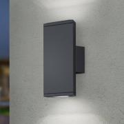 Trio Lighting LED-utomhusvägglampa COLORADO antracit Höjd 20 cm Metall...