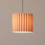 Duolla Hänglampa Aria, cappuccino, mikrofiber, E27