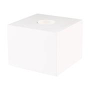 SEGULA bordslampa Cozy, bok vit, kubformad, E27