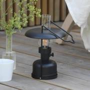 Markslöjd LED-batteridriven bordlampa Fanos, svart, dimbar, IP44